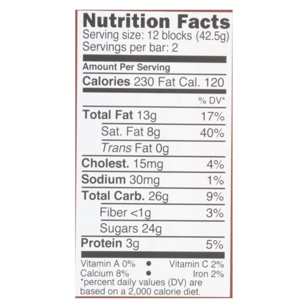 Divine - Bar Milk Chocolate - Case Of 12 - 3 Oz - Image 2
