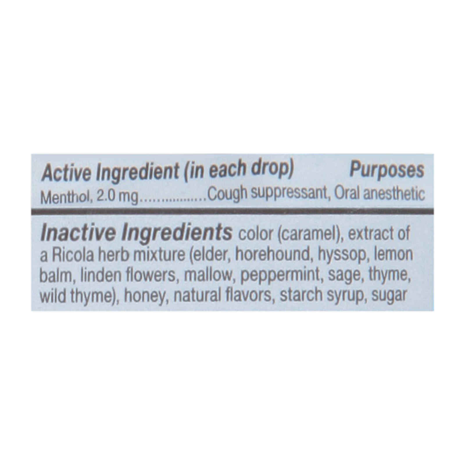 Ricola - Cough Drop Honey Herb - Case Of 8-24 Ct - Image 2
