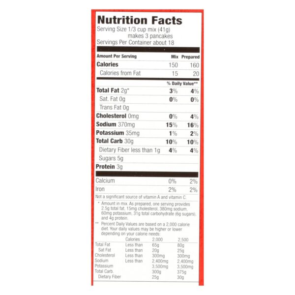 Make Annie's Organic Pancake & Waffle Mix And  - Case Of 8 - 26 Oz - Image 2