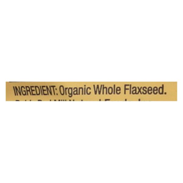 Bob's Red Mill - Organic Flaxseed Meal - Brown - Case Of 4 - 32 Oz - Image 2