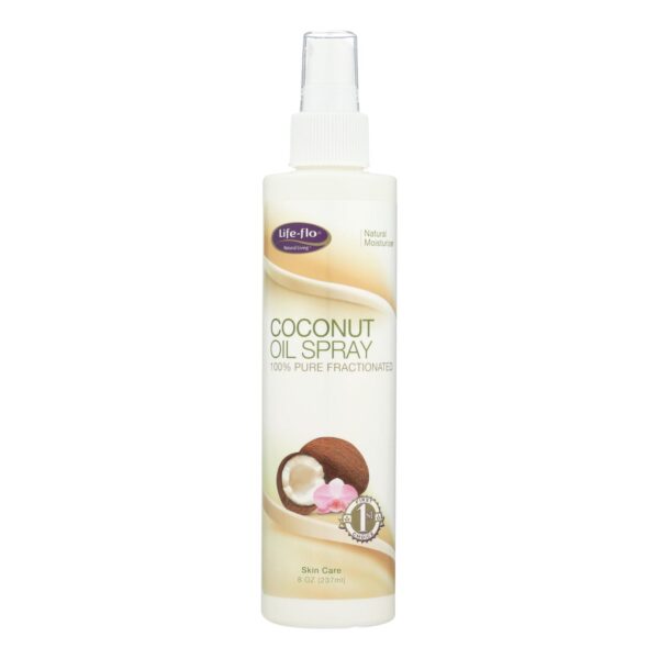 Life-flo 100% Pure Fractionated Coconut Oil Spray Skin Care  - 1 Each - 8 Oz