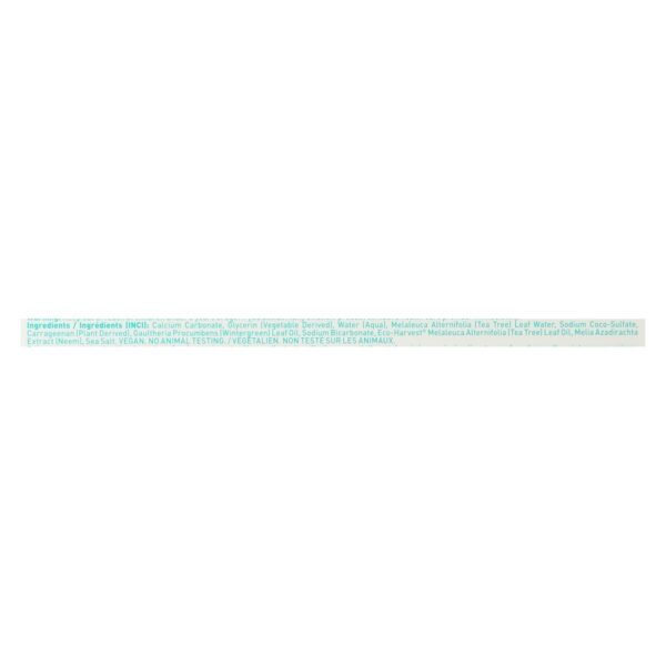 Desert Essence - Natural Tea Tree Oil And Neem Toothpaste Wintergreen - 6.25 Oz - Image 2