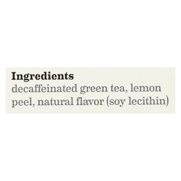 Bigelow Tea Decaffeinated Tea - Green Tea With Lemon - Case Of 6 - 20 Bag - Image 2
