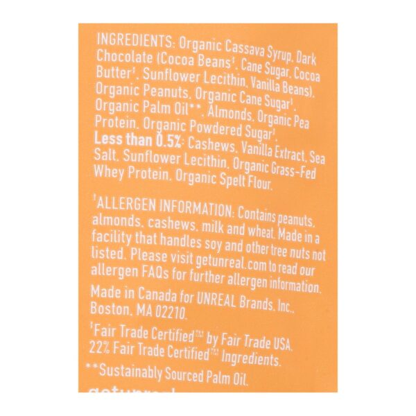 Unreal - Bar Chocolate Caramel Peanut Noug - Case Of 6-3.4 Oz - Image 2