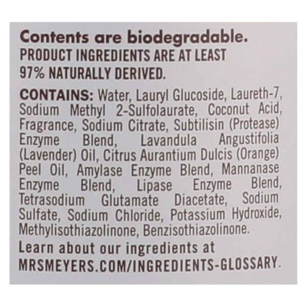 Mrs. Meyer's Clean Day - 2x Laundry Detergent - Lavender - Case Of 6 - 64 Oz - Image 2