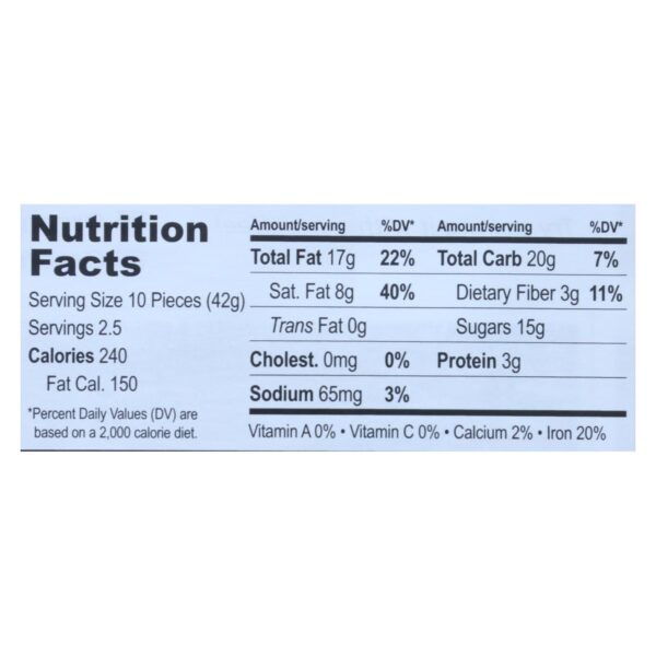 Equal Exchange - Bar Dark Chocolate Almond Sea Salt - Case Of 10 - 3.5 Oz - Image 2