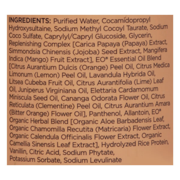Eo Products - Gel/shwr Orng/bloss/van - 1 Each-16 Fz - Image 2