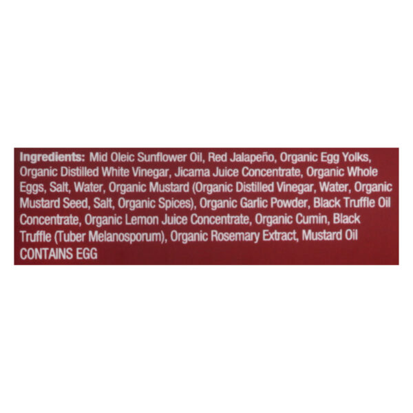 Truff - Mayonnaise Spicy Black Trfl - Case Of 6-8 Oz - Image 2