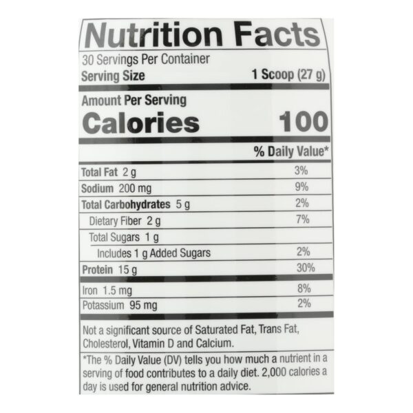 Genceutic Naturals Plant Head Protein - Chocolate - 1.7 Lb - Image 2