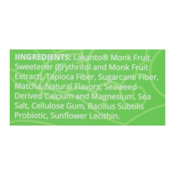 Lakanto Monkfruit Sweetened Matcha Latte  - Case Of 8 - 10 Oz - Image 2