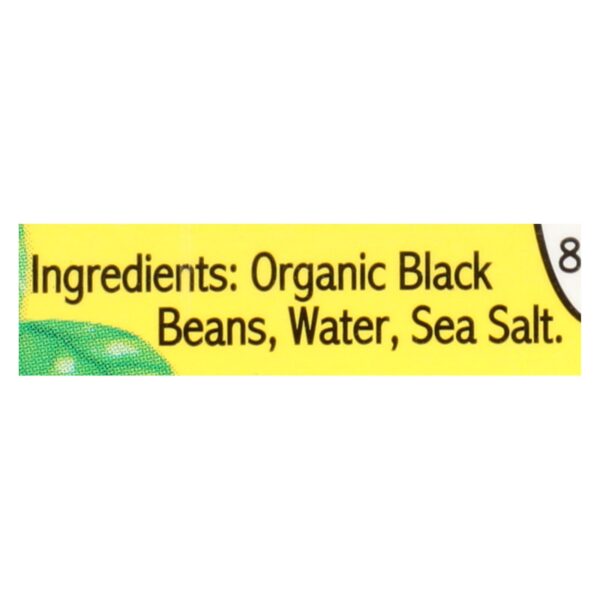 Jack's Quality Organic Black Beans - Low Sodium - Case Of 8 - 13.4 Oz - Image 2