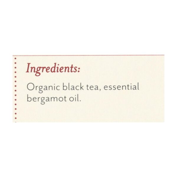 Rishi Organic Tea - Earl Grey - Case Of 6 - 15 Bags - Image 2