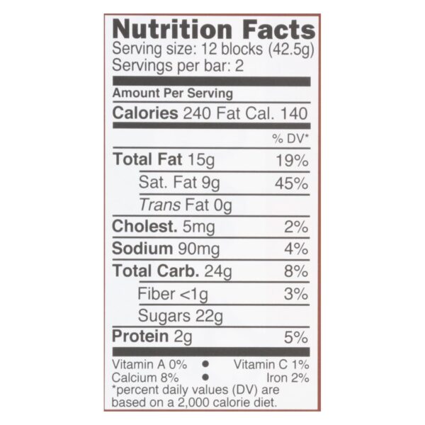 Divine - Bar Chocolate Milk Toff/ssalt - Case Of 12 - 3 Oz - Image 2