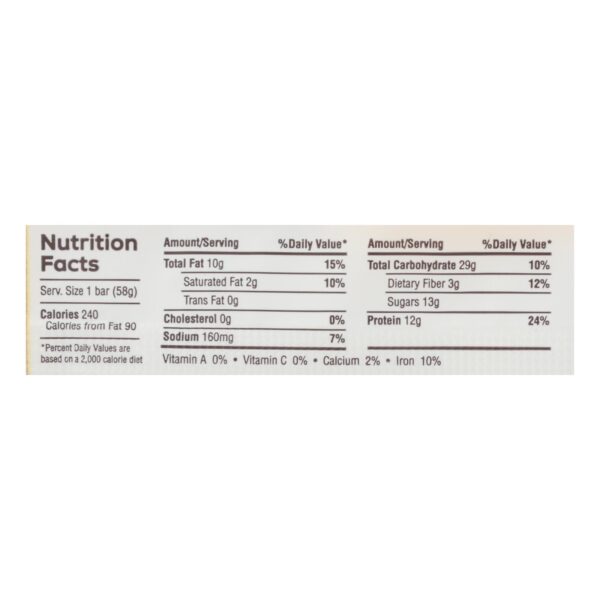Gfb Nutrition Bars  - Case Of 12 - 2.05 Oz - Image 2