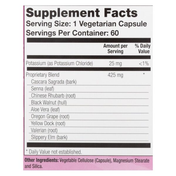Natural Balance Colon Clenz - 60 Vegetable Capsules - Image 2