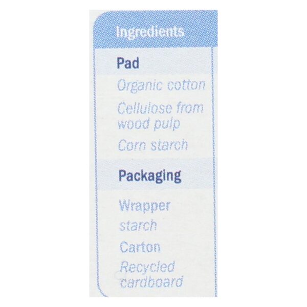 Natracare  Ultra Extra Pads W/wings - Super - 10 Count - Image 2