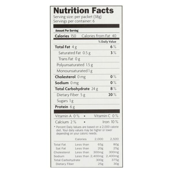 Nature's Path Organic Qi'a Superfood Hot Oatmeal - Cinnamon Pumpkin Seed - Case Of 6 - 8 Oz. - Image 2