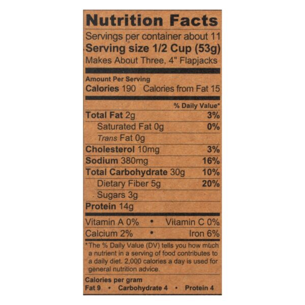 Kodiak Cakes Power Cakes Flapjack & Waffle Mix - Case Of 6 - 20 Oz - Image 2