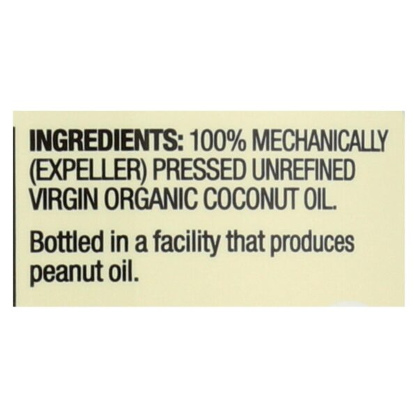 Spectrum Naturals Unrefined Organic Virgin Coconut Oil - Case Of 12 - 14 Fl Oz. - Image 2