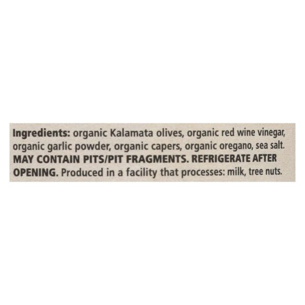 Divina - Organic Kalamata Olive Spread - Case Of 6 - 8.5 Oz. - Image 2