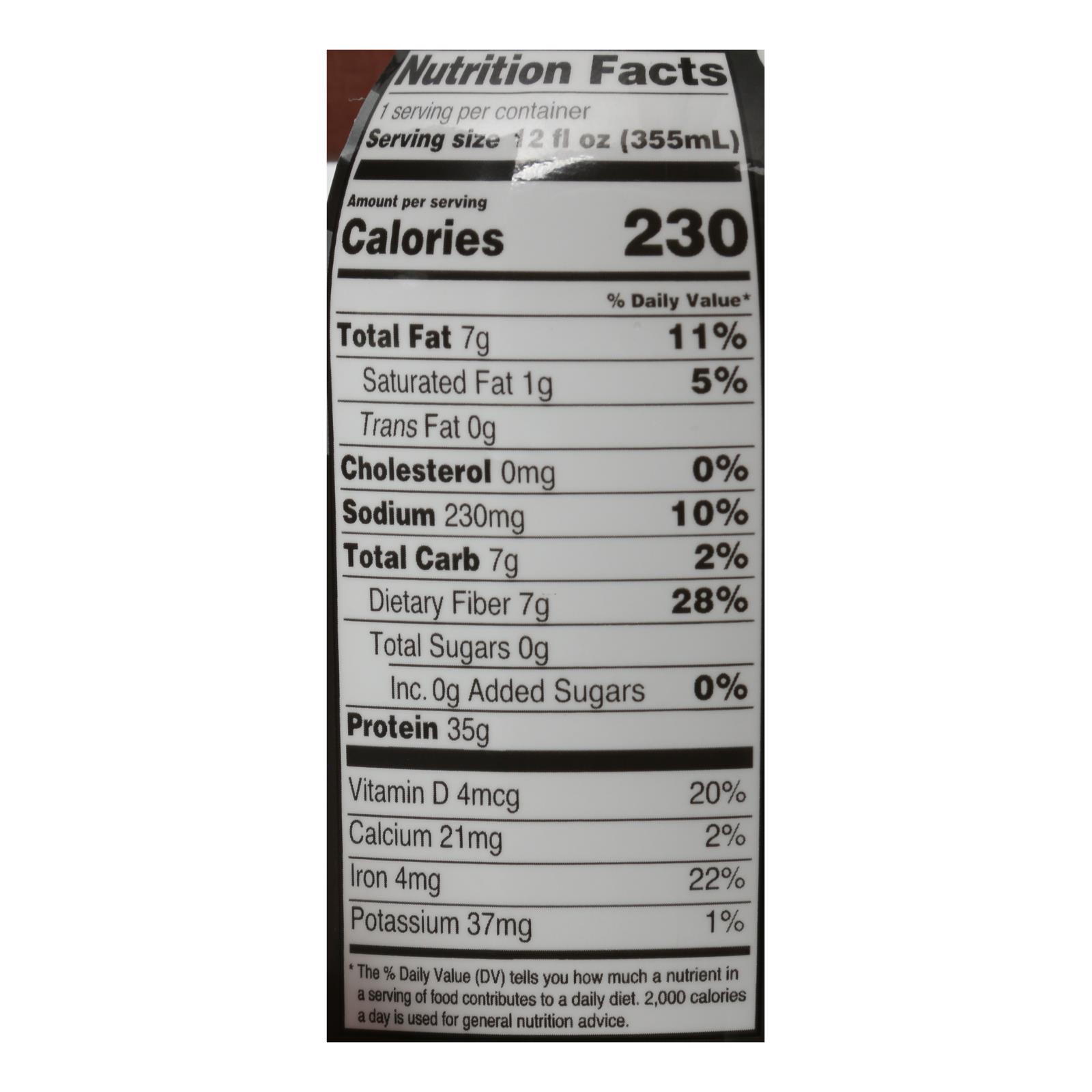 Only What You Need - Protein Drink Vanilla Elite Plnt - Case Of 12-12 Fz - Image 2