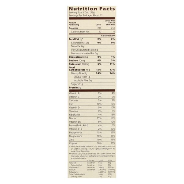 Mom's Best Naturals Wheat-fuls - Sweetened - Case Of 12 - 24 Oz. - Image 2