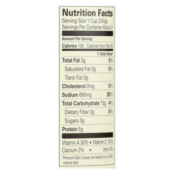 Amy's - Organic Low Fat No-chicken Nooodle Soup - Case Of 12 - 14.1 Oz - Image 2