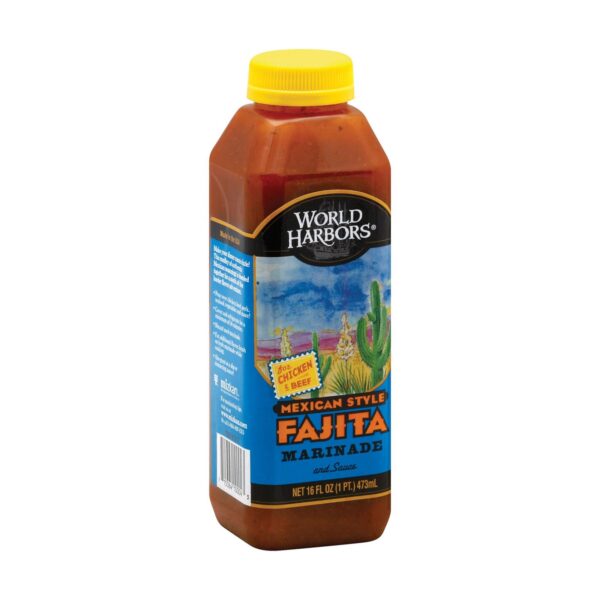 World Harbor Fajita Marinade And Sauce Mexican Style - Case Of 6 - 16 Fl Oz. - Image 3
