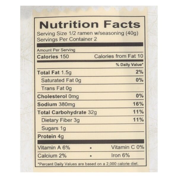 Lotus Foods Buckwheat Mushroom Brown Rice Ramen With Vegetable Soup - Case Of 10 - 2.8 Oz. - Image 2