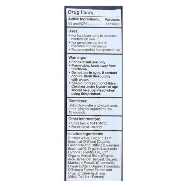 Eo Products - Hand Sanitizer Wipes Display Center - Lavender - Case Of 6 - 10 Pack - Image 2