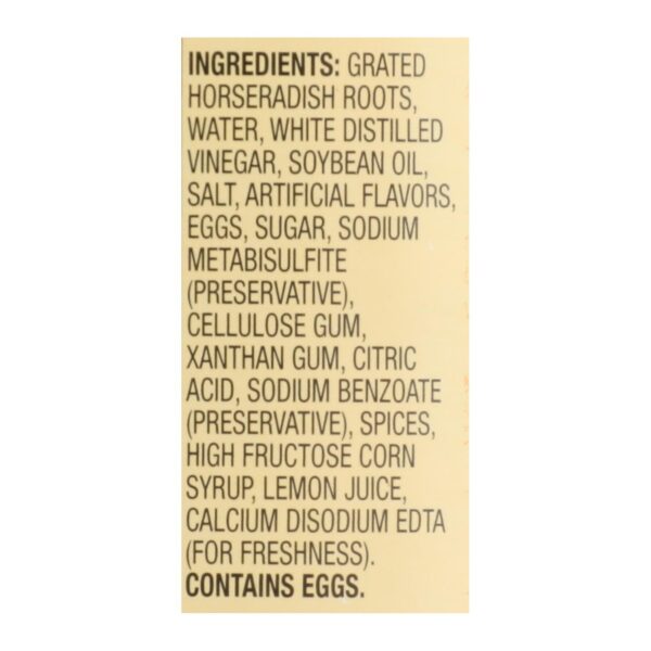 Reese Horseradish - Prepared - Case Of 12 - 6.5 Oz - Image 2