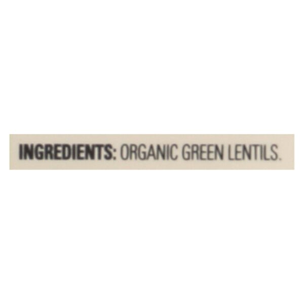 Arrowhead Mills - Organic Green Lentils - Case Of 6 - 16 Oz. - Image 2