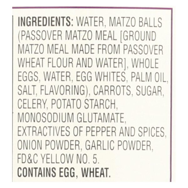 Manischewitz Soup Matzo Ball - Case Of 12 - 24 Oz. - Image 2