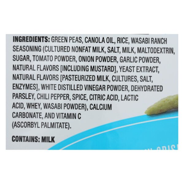 Calbee Snapea Crisp - Snapea Crisps - Wasabi Ranch - Case Of 12 - 3.3 Oz - Image 2