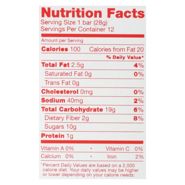 Nature's Bakery Stone Ground Whole Wheat Fig Bar - Strawberry - Case Of 6 - 2 Oz. - Image 2