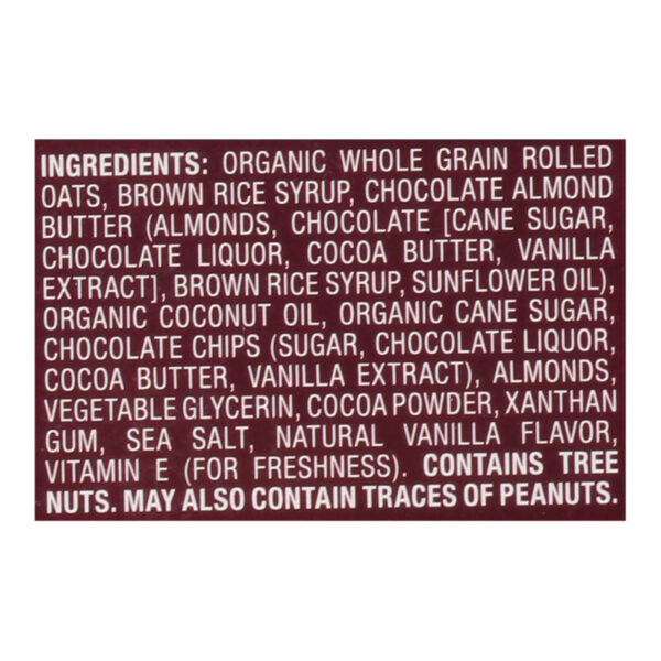 Bobo's Oat Bars - Oat Bite Chocolate Almond Brownie - Case Of 6-5/1.3 Oz - Image 2
