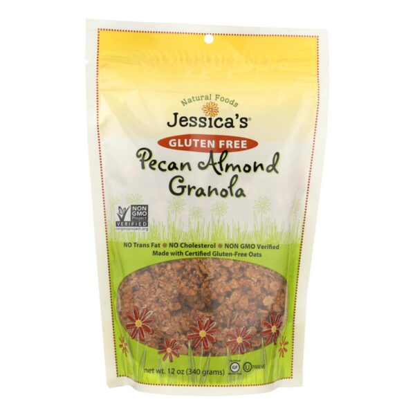 Jessica's Natural Foods Gluten Free Pecan Almond Granola  - Case Of 12 - 11 Oz - Image 2