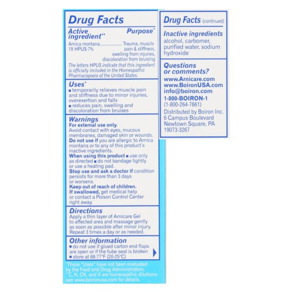 Boiron - Arnica Gel - 1.5 Oz - Image 2