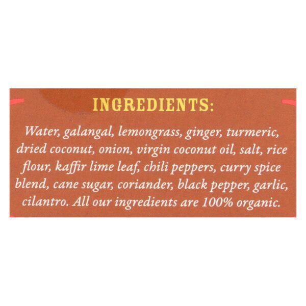 Mike's Organic Curry Love - Organic Curry Paste - Yellow Thai - Case Of 6 - 2.8 Oz. - Image 2