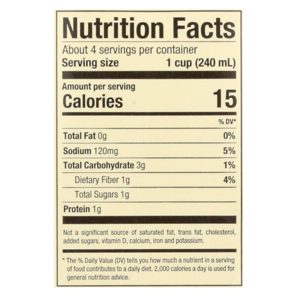 Pacific Natural Foods Vegetable Broth - Low Sodium - Case Of 12 - 32 Fl Oz. - Image 2
