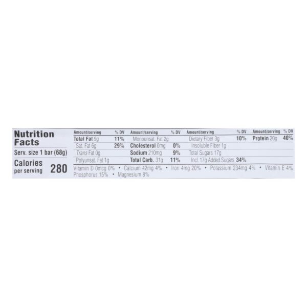 Clif Bar Builder Bar - Chocolate - Case Of 12 - 2.4 Oz - Image 2