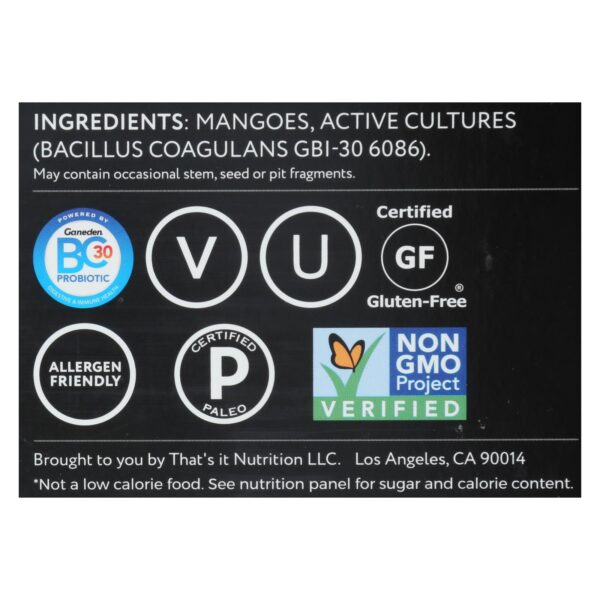 That's It - Probiotic Fruit Bar Mango - Case Of 12 - 1.2 Oz - Image 3