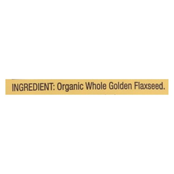 Bob's Red Mill - Organic Flaxseed Meal - Golden - Case Of 4 - 32 Oz - Image 2