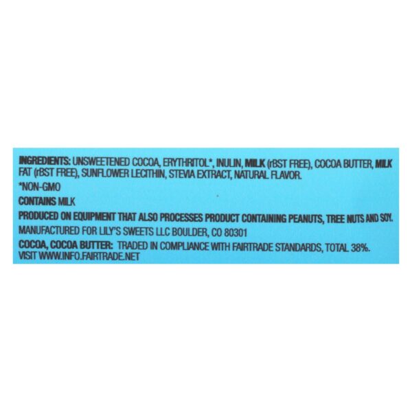 Lily's Sweets - Baking Chips Milk Choclat - Case Of 12 - 9 Oz - Image 2