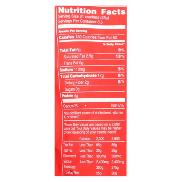 Laiki Red Rice Crackers - Case Of 8 - 3.5 Oz. - Image 2