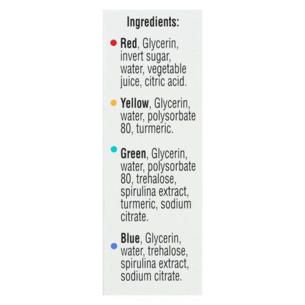 J.r. Waktins Food Coloring - Assorted - Case Of 6 - 4 Count - Image 2