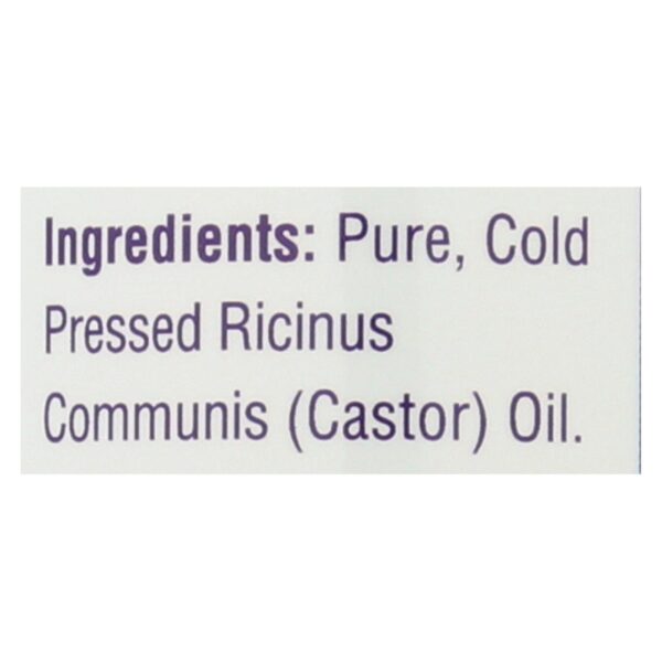 Heritage Products Castor Oil Hexane Free - 4 Fl Oz - Image 2