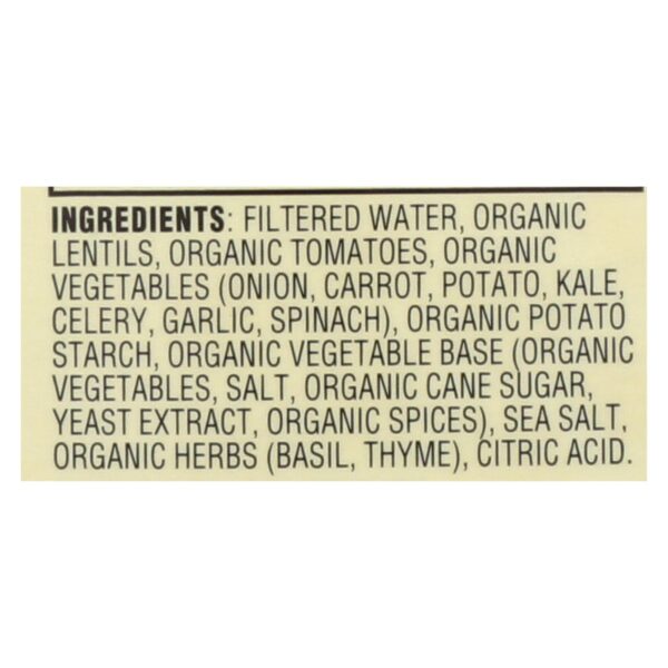 Dr. Mcdougall's Organic Lentil Vegetable Soup - Case Of 6 - 18 Oz. - Image 2