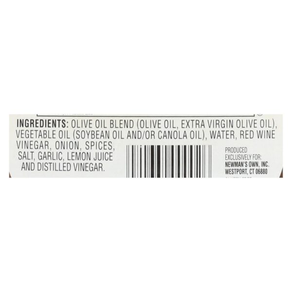 Newman's Own Red Wine Dressing - Vinegar And Olive Oil - Case Of 6 - 16 Fl Oz. - Image 2