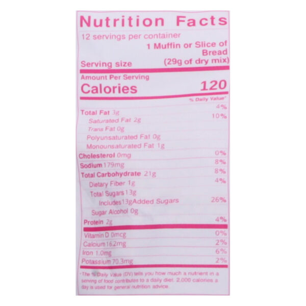 Gonanas - Mix Banana Bread Chocolate Chip - Case Of 6 - 12.3 Ounces - Image 2